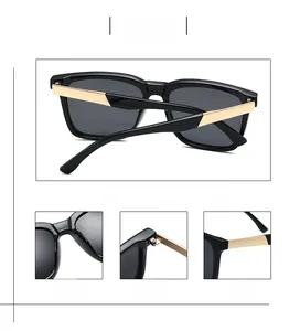 Detail view of polarised sunglasses featuring durable hinges and integrated nose pads