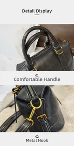 Detailed macro view of comfortable handles and premium golden metal hardware hooks