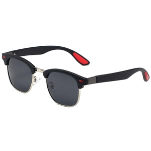 Occhiali Da Sole Polarizzati Retro Browline Clubmaster UV400 Sport All Aperto Guida Uomo Donna Lente TAC Montatura