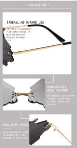 Detailed views of ergonomic gold temples, comfortable nose pads and metal hinges