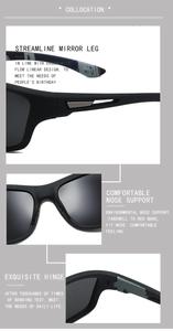 Details zu ergonomischen Bügeln, Nasenpads und Scharnieren dieser Sport-Sonnenbrille