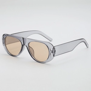 Pilot Style Sunglasses Retro Jelly Color UV400 Protection PC Frame AC Lens Fashion Outdoor Eyewear For Men Women
