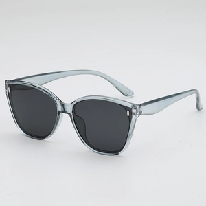Lunettes De Soleil Cat Eye Monture PC Surdimensionnée Lentille AC Protection UV400 Mode Rétro Voyage Hommes Femmes