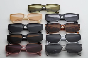 Collection de lunettes de soleil vintage œil-de-chat en diverses couleurs tendance