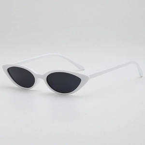 Lunettes De Soleil Cat Eye Rétro Protection UV400 Petite Monture Verres PC AC Pour Femmes Hommes Accessoire Mode Y2K