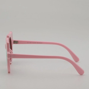 Rosa Kinder-Sonnenbrille im Bären-Stil mit UV-Schutz für modische Kinder-Outfits