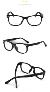 Detailed views of kids candy colored optical frames with precise 48-15-135 dimensions