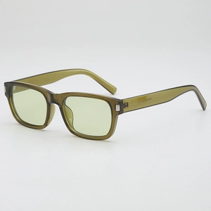 Retro Square Frame Sunglasses PC Frame AC Lens UV400 Protection Vintage Outdoor Fashion For Men And Women Trendy Eyewear