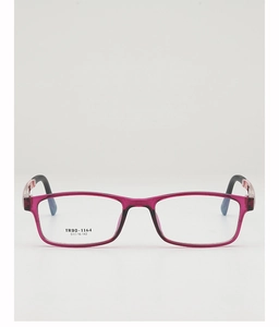 Detail view of pink TR90 full-rim frame showing model number TR90-1164 and temple specs