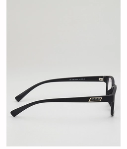 Detail view of TR90 glasses frame showing model TR-1166 and matte black temple finish