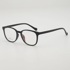 Lightweight TR90 floral optical frames for women, minimalist black retro eyeglasses frame