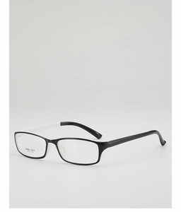 Detail view of TR90 square glasses frame with model TR90-1113 and size specs print