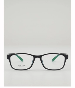 Detail view of TR90 lightweight eyeglass frame with 1173 size specs on the temple