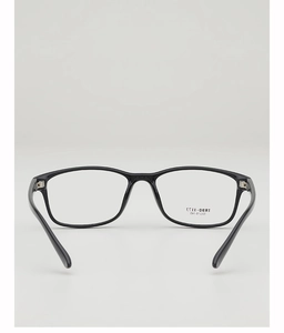 Detail showing TR90 ultralight frame specs 1800-1173 and 53-18-142 on the black temples