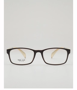 Detail view of TR90 square glasses frame with model number TR90-1140 and size specs