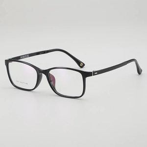 Rectangular Small Frame Optical Glasses PC Frame AC Lens Plain Glasses Retro Simple Fashion For Men Women