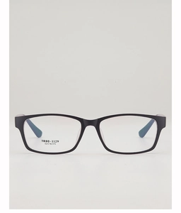 Close-up of TR90-1129 model code and 52-16-140 sizing on black rectangle frames