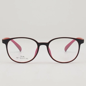 Vintage Round Optical Glasses Frame TR90 Ultra Light Comfortable Eyewear For Men Women