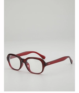 Vue latérale de lunettes de soleil carrées vintage en résine thé foncé avec monture épaisse