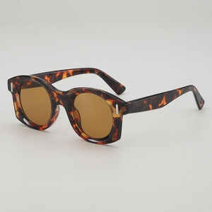 Lunettes De Soleil Rétro Œil De Chat Protection UV400 Monture PC Verres AC Mode Vintage Pour Hommes Et Femmes