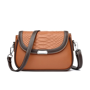 Sac Bandoulière Femme Cuir PU Gaufré Motif Serpent Color Block Sac À Épaule Polyvalent Avec Bandoulière Réglable Rétro
