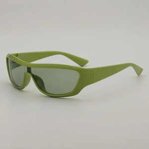 Lunettes De Soleil De Sport Shield PC Enveloppantes Protection UV400 Cyclisme Extérieur Mode Y2K Hommes Femmes