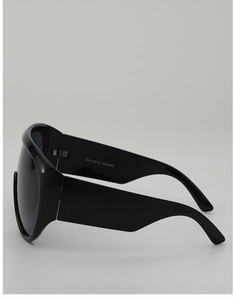 Detail view of large frame oversized sunglasses with model M88548 printed on the inner temple