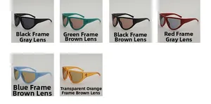 Multiple color options for oversized shield sunglasses with sleek unibody design