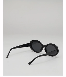 Detail view of oval sunglasses inner temple with model number ZN3592 C10 print