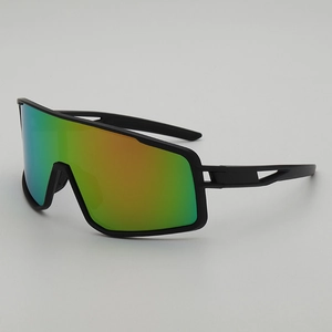 Professional Sport Cycling Sunglasses Windproof One-Piece Large Shield Lens Outdoor Riding Eyewear For Men Women