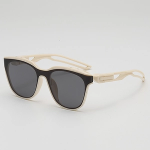 Kinder Sonnenbrille PC Rahmen UV400 Schutz Outdoor Sport Radfahren Brille Mit Hohlen Bügeln Irreguläres Design