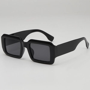 Retro Square Sunglasses PC Frame AC Lens UV400 Protection Fashion Hip Hop Rectangular Eyewear Unisex