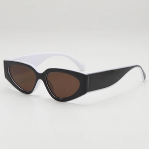 Lunettes De Soleil Yeux De Chat Rétro Monture PC Protection UV400 Mode Streetwear Vintage Petite Monture