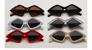 Collection de lunettes de soleil œil-de-chat vintage déclinée en six coloris tendance