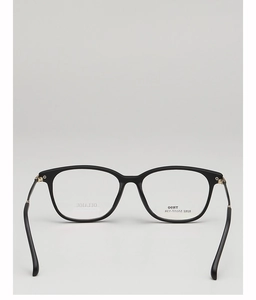 Close-up of black square TR90 eyeglass frame showing model number 8285 51-15-138 detail