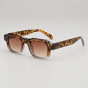 Square Frame Sunglasses Plastic Frame AC Lens Retro UV400 Protection Trendy Vintage Eyewear For Men Women