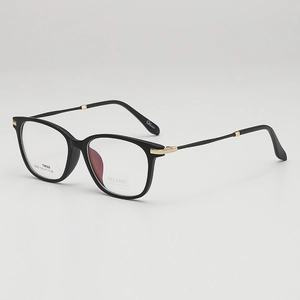 Square Optical Glasses Frame TR90 Metal Anti Blue Light Lightweight Retro Eyeglasses For Men Women UV Protection
