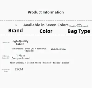 Detailed chart showing size 24x8x13cm and capacity of the vintage box handbag