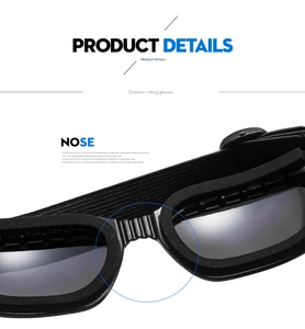 Detail of ergonomic foam padding and structured nose bridge on outdoor cycling goggles