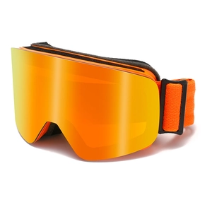 Ski Goggles Kids Double Layer Anti Fog Windproof Outdoor Winter Sports Eyewear PC Lens Adjustable Elastic Strap