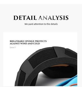 Detail view of breathable foam padding on professional ski goggles for wind protection
