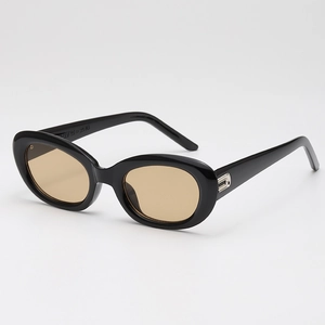 Vintage Oval Sunglasses UV400 Protection Small Frame Retro Cat Eye Outdoor Fashion PC AC Eyewear For Women Men