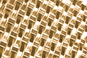 Gros plan du matériau en résine tressée semi-transparente avec texture tissée dense
