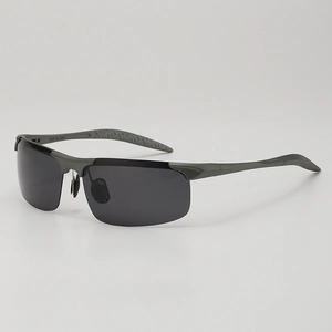 Sports Sunglasses Polarized UV400 Half Frame PC TAC Driving Fishing Cycling Night Vision For Men Women Outdoor