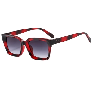 Occhiali Da Sole Quadrati Retro Protezione UV400 Materiale PC Dettaglio Rivetto Vintage Moda Per Donne Uomini