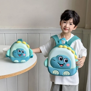 Cute EVA dinosaur shell backpack for kids with 3D cartoon spikes and wings