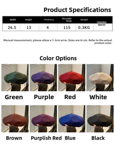 Detailed size chart and multi-color options for acrylic irregular stone evening clutch bag