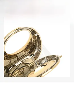 Macro view showing the capacity and internal metal hinge of the golden crescent evening bag