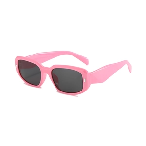 Pink trendy children's sunglasses with UV protection and stylish silver accents