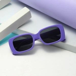 Kids Rectangular Sunglasses PC Frame AC Lens UV400 Protection Retro Fashion Fashionable Outdoor Eyewear For Boys Girls